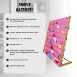 Children's Bookshelf Bookcase Magazine Rack Home Storage - Top-Down View