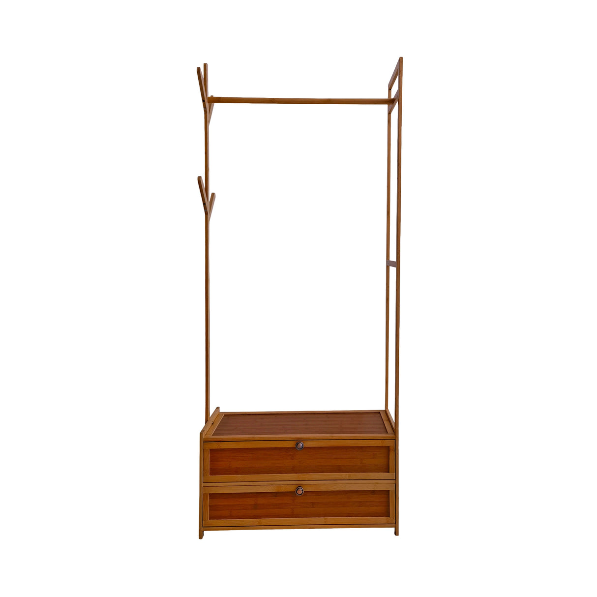 165x70cm Clothes Rack Stand Storage Shelves Modern Coat Tree