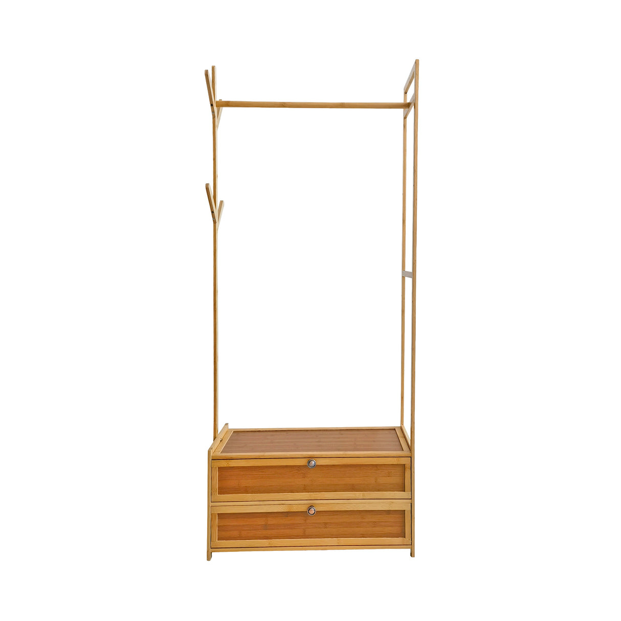 165x70cm Clothes Rack Stand Storage Shelves Modern Coat Tree
