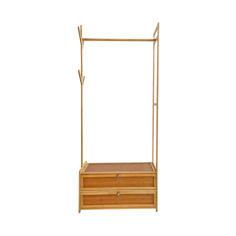 165x70cm Clothes Rack Stand Storage Shelves Modern Coat Tree