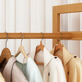 165x70cm Clothes Rack Stand Storage Shelves Modern Coat Tree - Extra Image