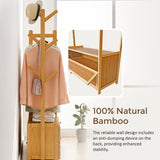 165x70cm Clothes Rack Stand Storage Shelves Modern Coat Tree