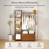 165x100cm Clothes Rack Stand Storage Shelves Modern Coat Tree