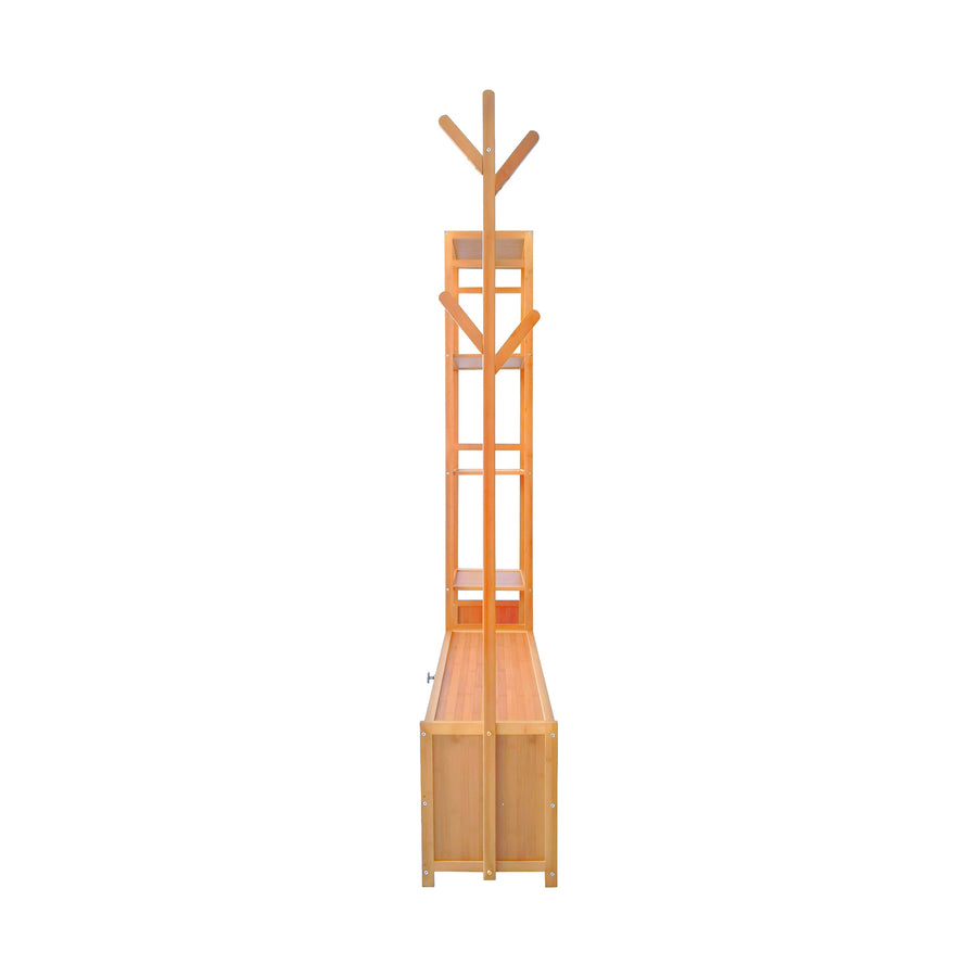 165x100cm Clothes Rack Stand Storage Shelves Modern Coat Tree