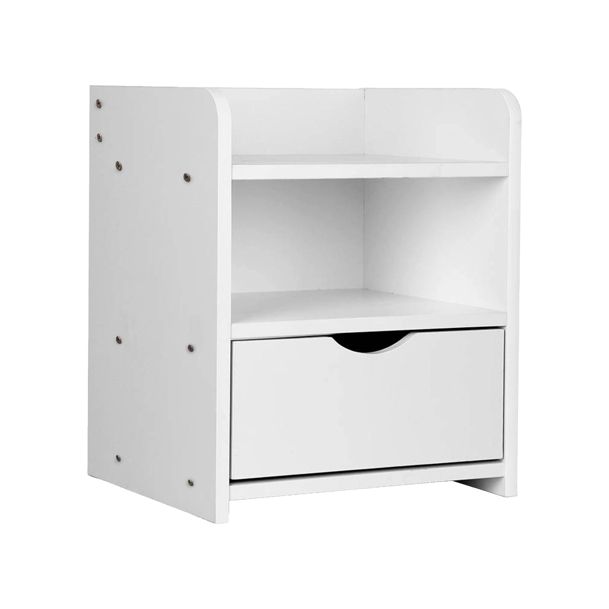 Bedside Table Side Nightstand Storage Drawer Shelf Bedroom Unit