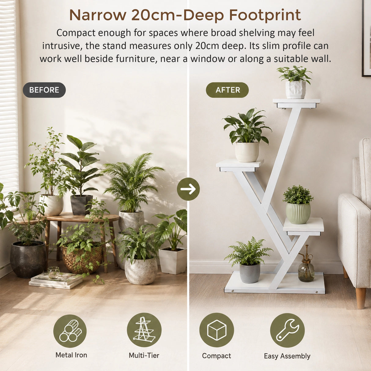 Flower Shelf Plant Multi-Layer Stand
