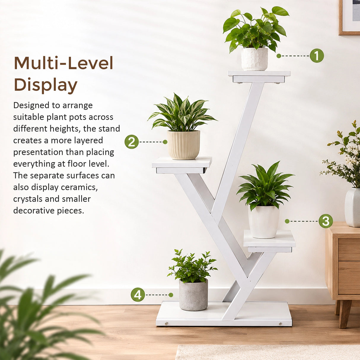 Flower Shelf Plant Multi-Layer Stand