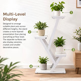 Flower Shelf Plant Multi-Layer Stand - Close-Up Angle