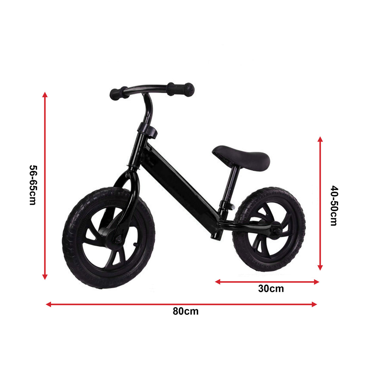 Kids Ride On Push Bike Balance Bicycle with Training Wheels for Toddlers