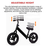 Kids Ride On Push Bike Balance Bicycle with Training Wheels for Toddlers - Extra Image