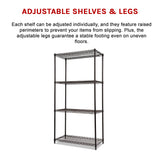 Modular Wire Storage Shelf 1200 x 450 x 1800mm Steel Shelving - Extra Image