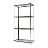 Modular Wire Storage Shelf 1200 x 450 x 1800mm Steel Shelving - 45-Degree Angle