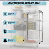 Modular Wire Storage Shelf 1200 x 450 x 1800mm Steel Shelving