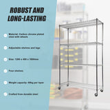 Modular Wire Storage Shelf 1200 x 450 x 1800mm Steel Shelving - Extra Image