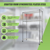 Modular Wire Storage Shelf 1500 x 600 x 1800mm Steel Shelving