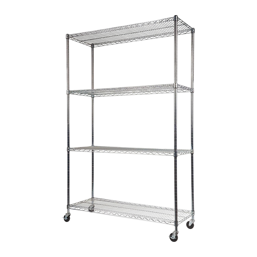 Modular Wire Storage Shelf 1500 x 600 x 1800mm Steel Shelving