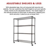 Modular Wire Storage Shelf 1500 x 600 x 1800mm Steel Shelving
