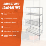 Modular Wire Storage Shelf 900 x 350 x 1800mm Steel Shelving - Extra Image