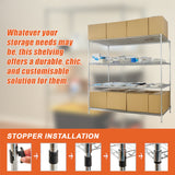 Modular Wire Storage Shelf 900 x 350 x 1800mm Steel Shelving