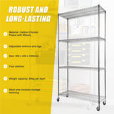 Modular Wire Storage Shelf 900 x 350 x 1800mm Steel Shelving