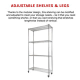 Modular Wire Storage Shelf 900 x 350 x 1800mm Steel Shelving