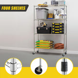 Modular Wire Storage Shelf 900 x 350 x 1800mm Steel Shelving - Extra Image