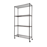 Modular Wire Storage Shelf 900 x 350 x 1800mm Steel Shelving - 45-Degree Angle
