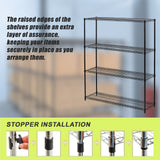 Modular Wire Storage Shelf 1500 x 450 x 1800mm Steel Shelving