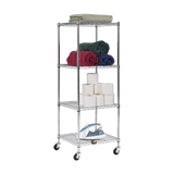 Modular Wire Storage Shelf 600 x 600 x 1800mm Steel Shelving - Rear View