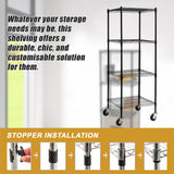Modular Wire Storage Shelf 600 x 600 x 1800mm Steel Shelving - Extra Image