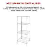 Modular Wire Storage Shelf 450 x 450 x 1800mm Steel Shelving - Extra Image