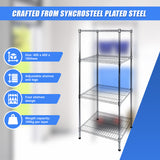 Modular Wire Storage Shelf 450 x 450 x 1800mm Steel Shelving