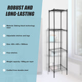 Modular Wire Storage Shelf 450 x 450 x 1800mm Steel Shelving
