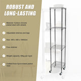Modular Wire Storage Shelf 450 x 450 x 1800mm Steel Shelving
