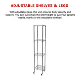 Modular Wire Storage Shelf 450 x 450 x 1800mm Steel Shelving - Extra Image
