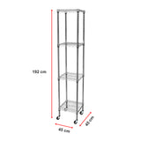 Modular Wire Storage Shelf 450 x 450 x 1800mm Steel Shelving - Extra Image