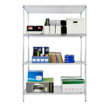 Modular Wire Storage Shelf 1200 x 600 x 1800mm Steel Shelving - Side View
