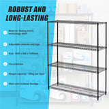 Modular Wire Storage Shelf 1200 x 600 x 1800mm Steel Shelving