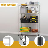 Modular Wire Storage Shelf 1200 x 600 x 1800mm Steel Shelving