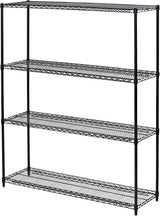 Modular Wire Storage Shelf 1500 x 350 x 1800mm Steel Shelving - Side View