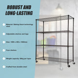Modular Wire Storage Shelf 1500 x 350 x 1800mm Steel Shelving