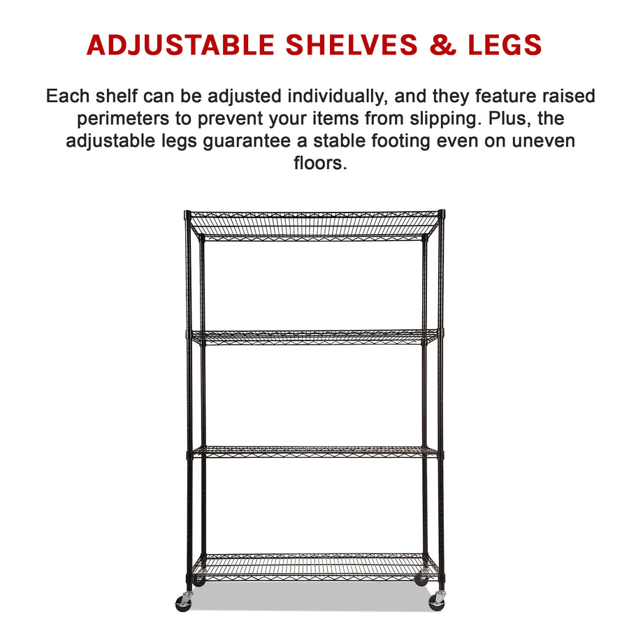 Modular Wire Storage Shelf 1500 x 350 x 1800mm Steel Shelving
