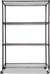 Modular Wire Storage Shelf 1500 x 350 x 1800mm Steel Shelving - Side View