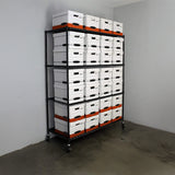 Modular Wire Storage Shelf 1500 x 350 x 1800mm Steel Shelving - Rear View