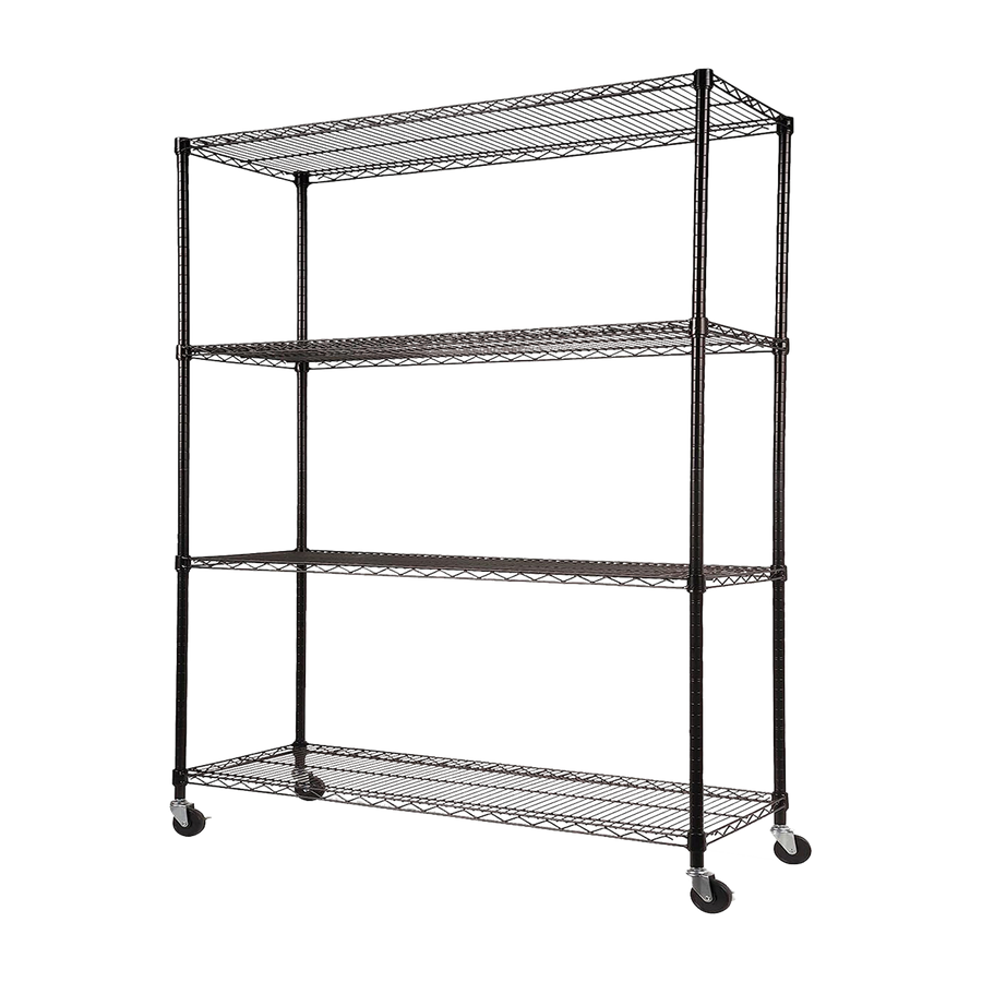 Modular Wire Storage Shelf 1500 x 350 x 1800mm Steel Shelving