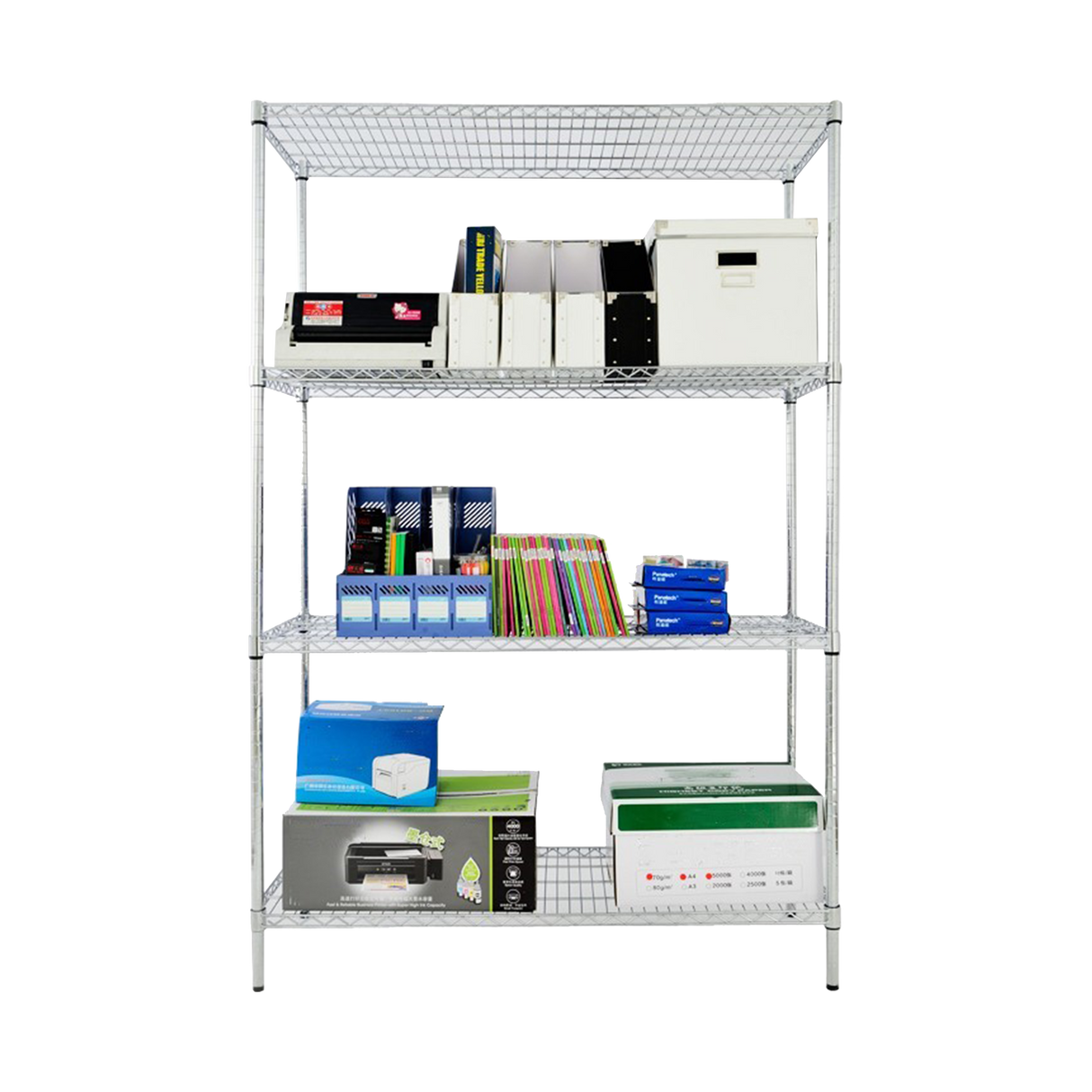 Modular Wire Storage Shelf 900 x 450 x 1800mm Steel Shelving