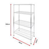 Modular Wire Storage Shelf 900 x 450 x 1800mm Steel Shelving