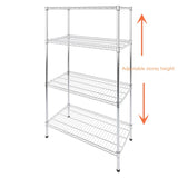 Modular Wire Storage Shelf 900 x 450 x 1800mm Steel Shelving - 45-Degree Angle