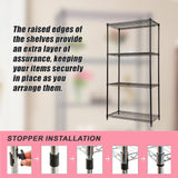 Modular Wire Storage Shelf 900 x 450 x 1800mm Steel Shelving - Extra Image