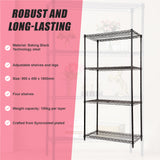 Modular Wire Storage Shelf 900 x 450 x 1800mm Steel Shelving - Extra Image